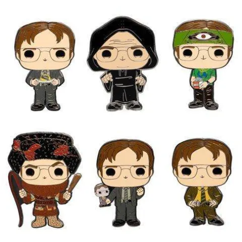 Funko The Office Dwight Schrute Disguises Pop! Blind-Box Enamel Random Pin - (1) box with (1) Pin