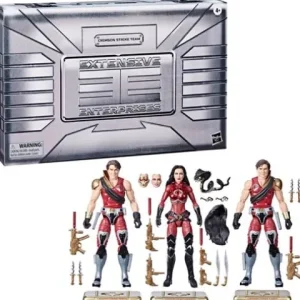 Hasbro G.I. Joe Classified Series Crimson Strike Team Baroness", " Tomax", " & Xamot 6-Inch Action Figures