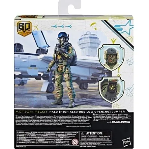 Hasbro G.I. Joe Classified Series 60th Anniversary 6-Inch Action Pilot HALO Jumper Action Figure