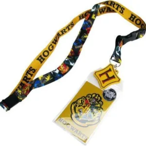 Bioworld Harry Potter Hogwarts House Crests Lanyard