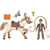 Hasbro Indiana Jones Worlds of Adventure Indiana Jones with Horse Action Figure Set