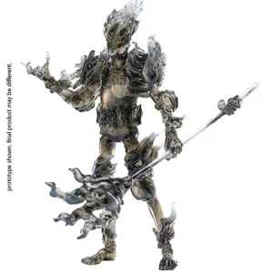 Hiya Toys Judge Dredd Fire Black & White PX 1/18 Mini Action Figure