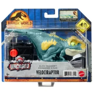 Mattel Jurassic World Dominion Click Tracker Blue Velociraptor