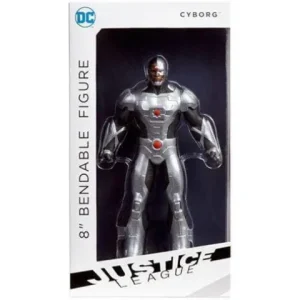 Nj Croce Justice League Cyborg 8-Inch Bendable Action Figure