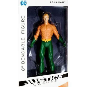 Nj Croce Justice League New 52 Aquaman 8-Inch Bendable Action Figure