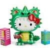 Kidrobot Sanrio Hello Kitty Kaiju Cosplay Metallic Green 8-Inch Vinyl Figure