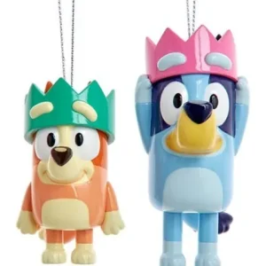 Kurt S. Adler Kurt Adler - Bluey and Bingo Blow Mold Ornaments
