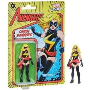 Hasbro Marvel Legends Retro Collection Carol Danvers 3 3/4-Inch Action Figure