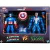 Hasbro Marvel Legends Series Gamerverse Captain America vs. Venom 6-Inch Action Figures