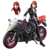 Hasbro Marvel Legends Vehicle Series 6-inch Black Widow with Motorcycle