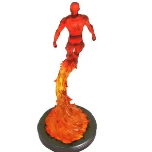 Diamond Select Marvel Premier Collection Comic Human Torch Statue