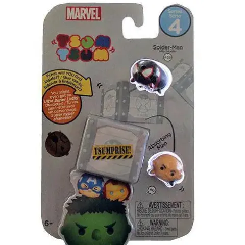 Jakks Pacific Marvel Tsum Tsum 3-Pack Mini-Figures Series 4 - Select Figure(s)