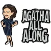 Salesone Studios Marvel WandaVision Agatha All Along Enamel Pin Set - Entertainment Earth Exclusive