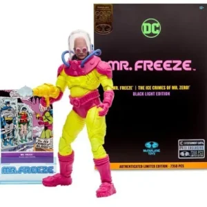 McFarlane Toys DC Multiverse Mr. Freeze Black Light Gold Label 7-Inch Scale Action Figure - Entertainment Earth Exclusive