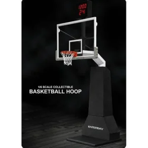Enterbay NBA Real Masterpiece Collection 1:6 scale Basketball Hoop with Electronic Shot Clock