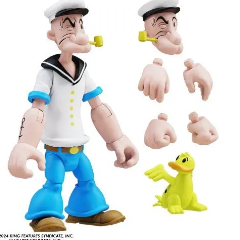 Boss Fight Studio Popeye Classics - Popeye 1st Appearance White Shirt 1:12 Scale Action Figure