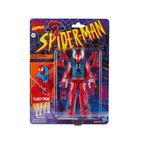 Hasbro Spider-Man Marvel Legends Comic 6-inch Scarlet Spider Action Figure