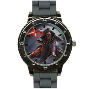 Accutime Star Wars: Episode VII - The Force Awakens Kylo Ren Gray Silicone Strap Watch