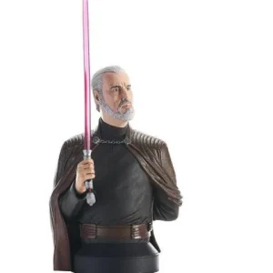 Diamond Select Star Wars Revenge Of The Sith Count Dooku 1/6 Scale Bust