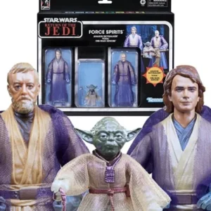 Hasbro Star Wars The Black Series Anakin Skywalker", " Yoda", " and Obi-Wan Kenobi Force Spirits 6-Inch Action Figures