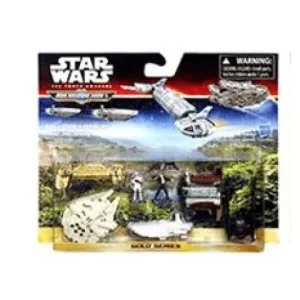 Hasbro Star Wars: The Force Awakens MicroMachines - Space Pursuit - Deluxe Vehicles and Figures