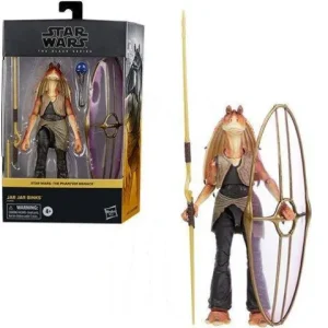 Hasbro Star Wars: The Phantom Menace The Black Series - Jar Jar Binks - Deluxe - 6-Inch Action Figure