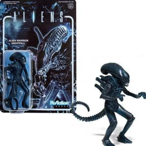 Super7 Aliens Alien Warrior Nightfall 3 3/4" ReAction Figure