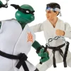 Playmates Teenage Mutant Ninja Turtles X Cobra Kai - Michelangelo vs. Daniel LaRusso 2-Pack Action Figures