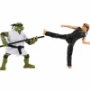 Playmates Teenage Mutant Ninja Turtles X Cobra Kai - Donatello Vs. Johnny Lawrence 2-Pack Action Figures
