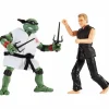 Playmates Teenage Mutant Ninja Turtles X Cobra Kai - Raphael Vs. John Kreese 2-Pack Action Figures