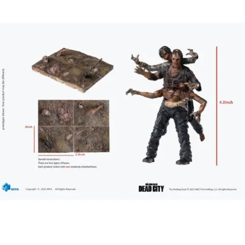 Hiya Toys Walking Dead: Dead City Mini Series 1/18 PX Action Figure - Select Figure(s)