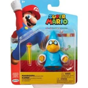 Jakks Pacific World of Nintendo 4 Inch Action Figure - Magikoopa with Magic Wand