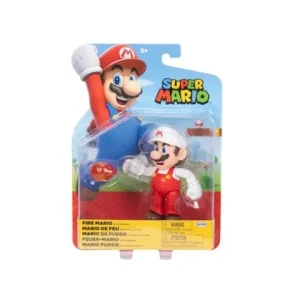 Jakks Pacific World of Nintendo 4" Action Figure - Fire Mario