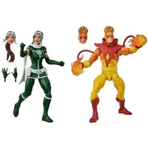 Hasbro X-Men Marvel Legends Rogue and Pyro 6-Inch Action Figure 2-Pack