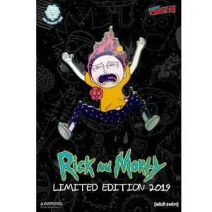 Zen Monkey Studios Zen Monkey: *LIMITED Edition* Rainbow Falling Morty (NYCC 2019) - Rick and Morty Enamel Pin