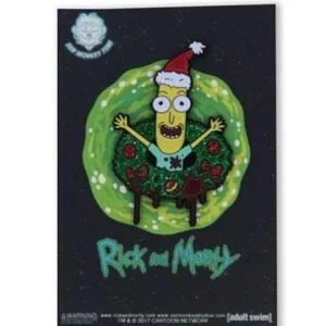 Zen Monkey Studios Zen Monkey: Poopy Butthole Wreath - Rick and Morty Enamel Pin