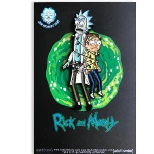 Zen Monkey Studios Zen Monkey: Rick and Morty Tangled in Lights - Rick and Morty Enamel Pin