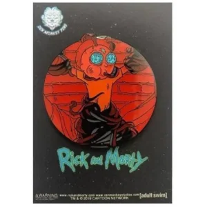 Zen Monkey Studios Zen Monkey: **SEASON 4 EPISODE 1** Death Crystal Bound Morty - Rick and Morty Enamel Pin